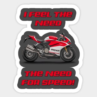 I feel the need - Motorcycle Sticker